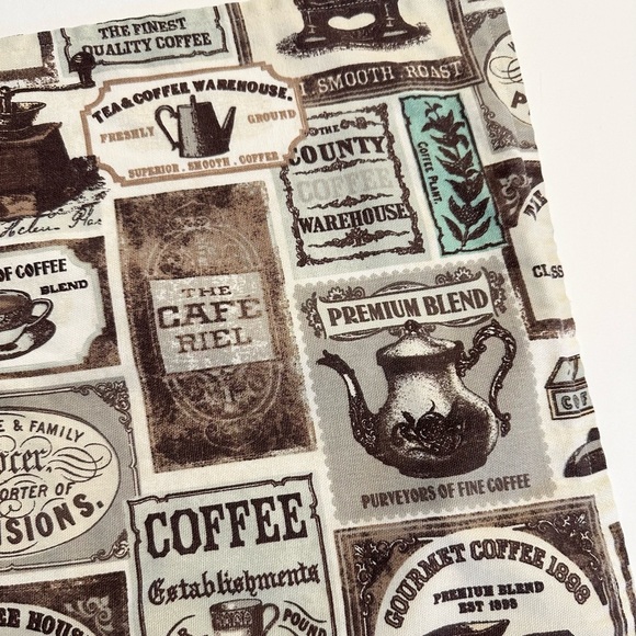 Coffee Themed Placemats Set of 4 - Picture 3 of 5